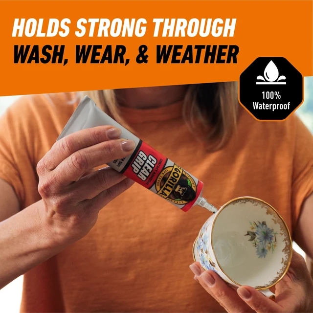 Alt view image 5 of 6 - Gorilla Clear Grip Contact Adhesive