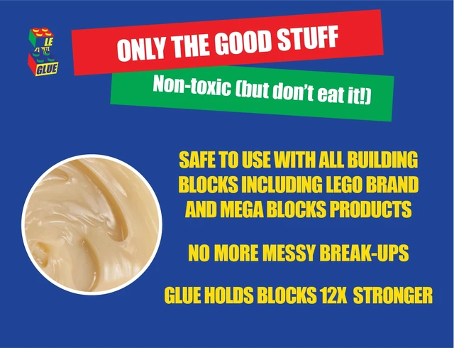 Alt view image 6 of 7 - Le Glue Temporary Adhesive for Plastic Building Blocks