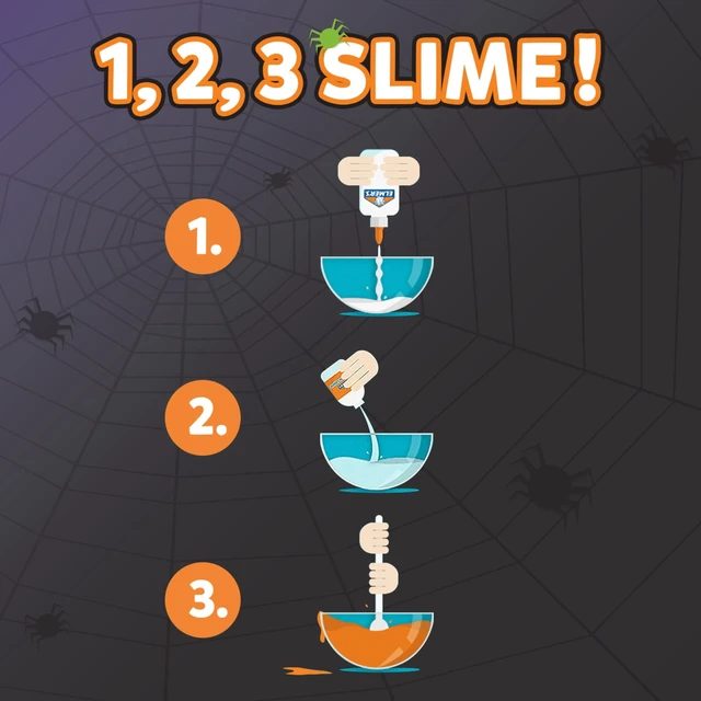 Alt view image 4 of 6 - Elmer's Glow-in-the-Dark Slime Kit, 4 Count, Assorted Colors, with Glue Slime Activator
