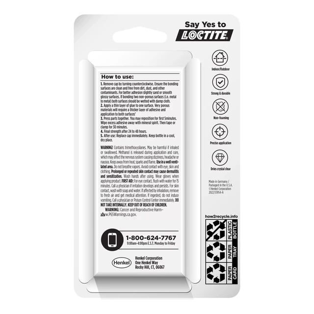 Alt view image 4 of 5 - Loctite Extreme Glue 1.62oz Clear, Pack of 1