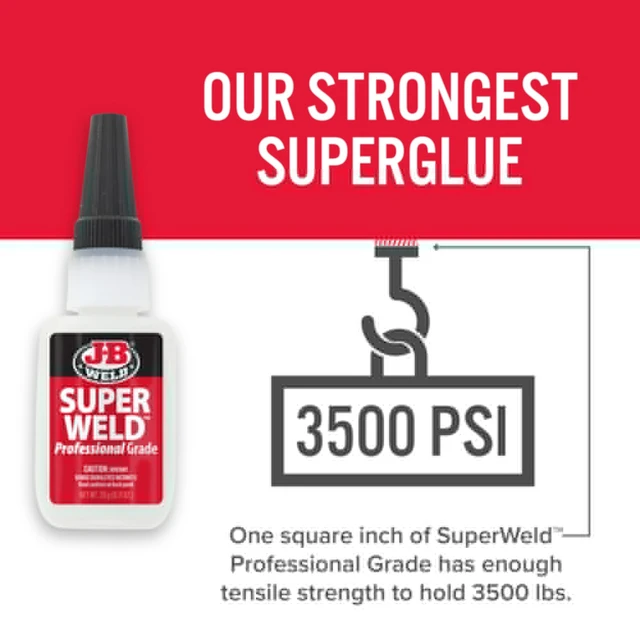 Alt view image 3 of 5 - J-B Weld SuperWeld Instant Adhesive 20g