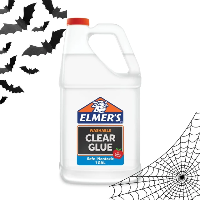 Main image of Elmer's Liquid School Glue, 1Gallon, Clear, Washable, Great for Making Slime