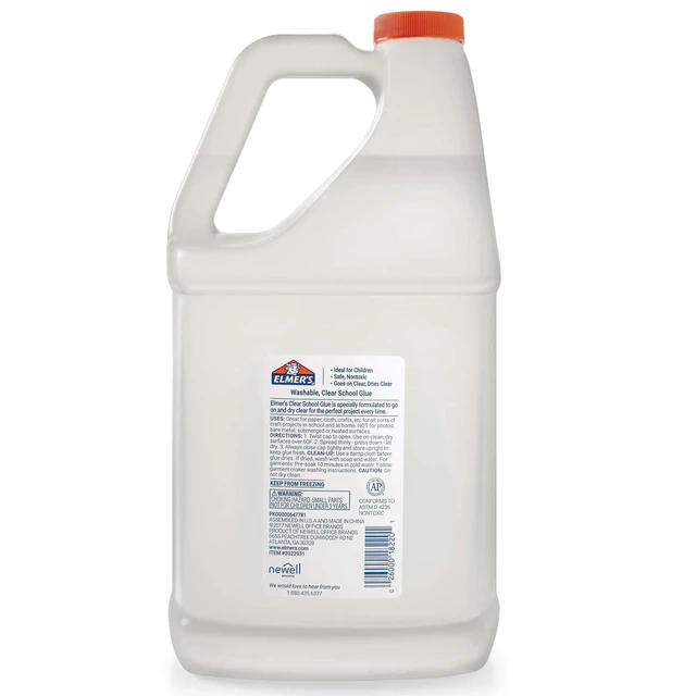 Alt view image 4 of 5 - Elmer's Liquid School Glue, 1Gallon, Clear, Washable, Great for Making Slime