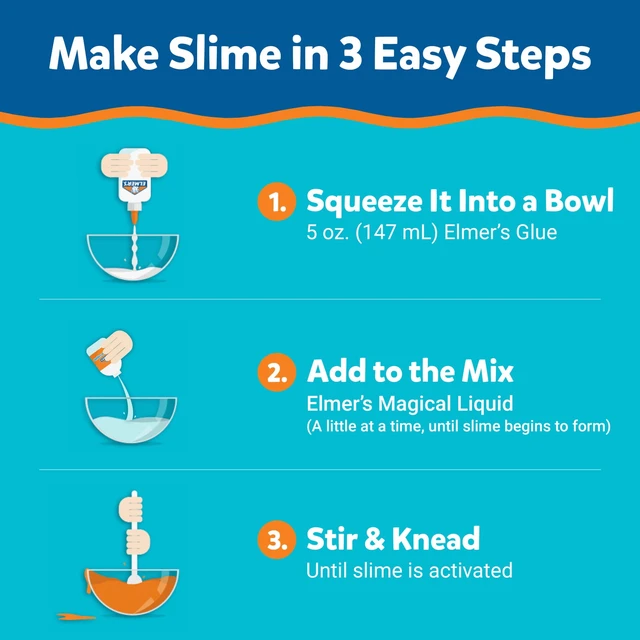Alt view image 3 of 6 - Elmer's 5oz Glow-in-the-Dark Liquid Glue, Washable, Blue, for Slime Making