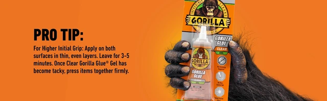 Alt view image 2 of 6 - Gorilla Glue Clear Gel 1.75oz Tube - Strong and Durable Adhesive