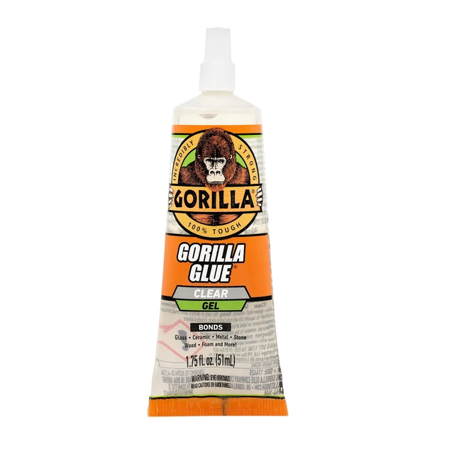 Alt view image 6 of 6 - Gorilla Glue Clear Gel 1.75oz Tube - Strong and Durable Adhesive