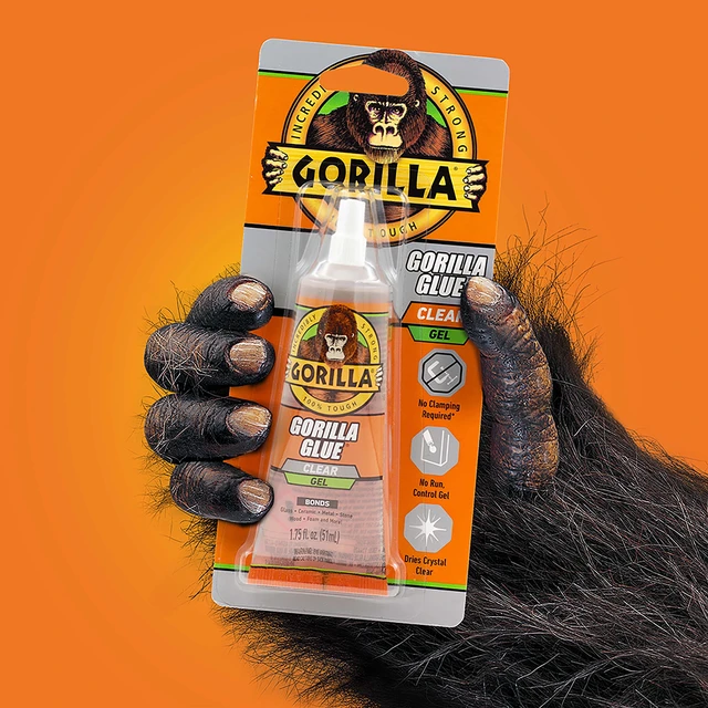 Alt view image 4 of 6 - Gorilla Glue Clear Gel 1.75oz Tube - Strong and Durable Adhesive