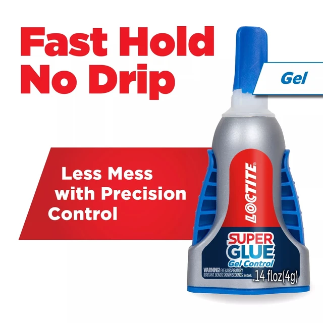 Alt view image 5 of 5 - Loctite Super Glue Gel Control, Clear, 0.14 fl Oz Bottle, 2 Pack