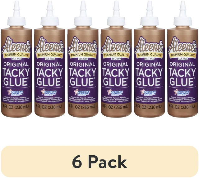 Main image of Aleene's Original Tacky Glue 8fl oz, 6-Pack, Premium All-Purpose Adhesive