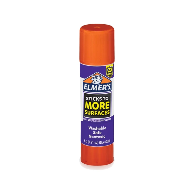 Alt view image 2 of 7 - Elmer's Extra Strength School Glue Sticks, Washable, 6g, 2 Count