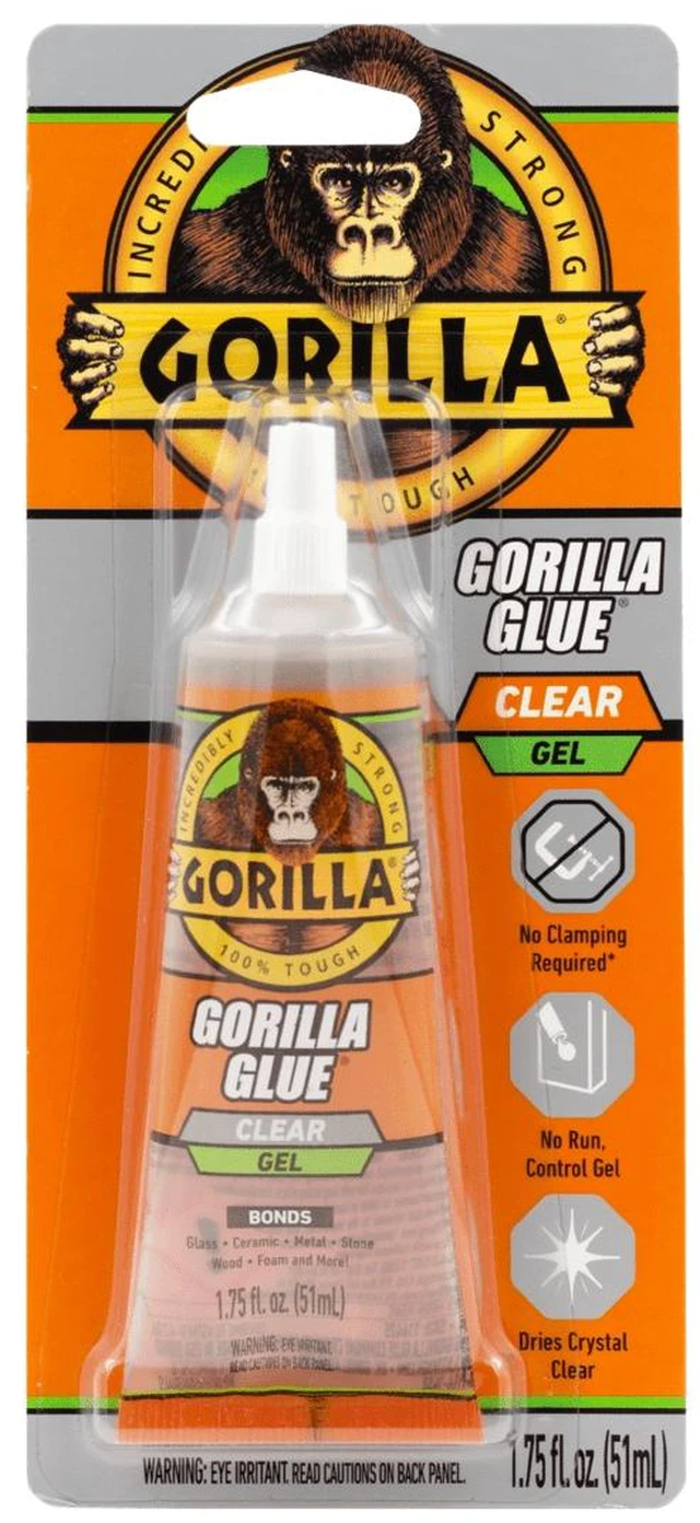 Main image of Gorilla Glue Clear Gel 1.75oz Tube, Pack of 1 - Craft