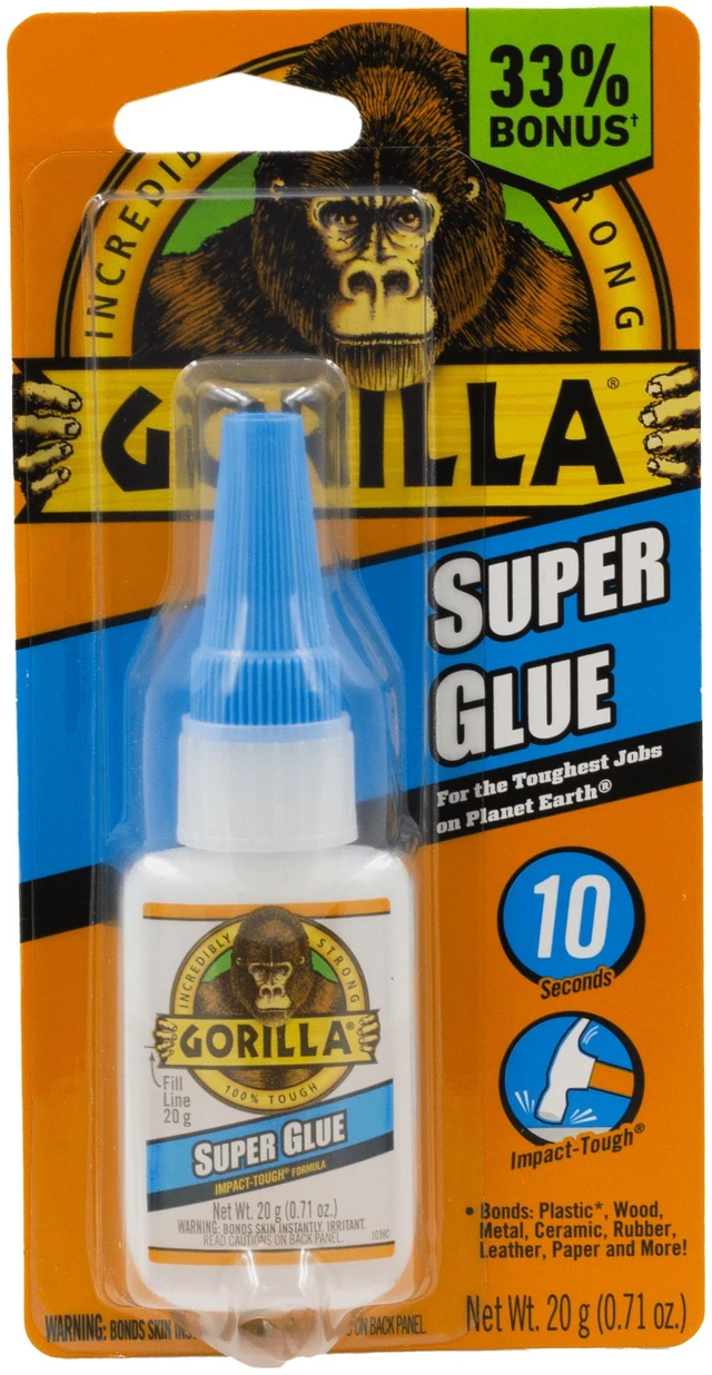 Main image of Gorilla Glue Super Glue 20g Bonus Bottle