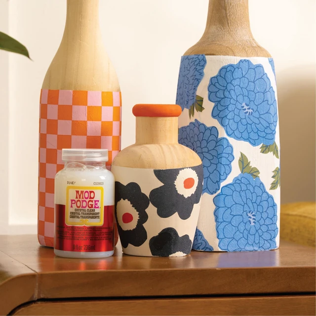 Alt view image 5 of 6 - Mod Podge Crystal Clear Glue, Sealer & Finish, Gloss, 8 fl oz