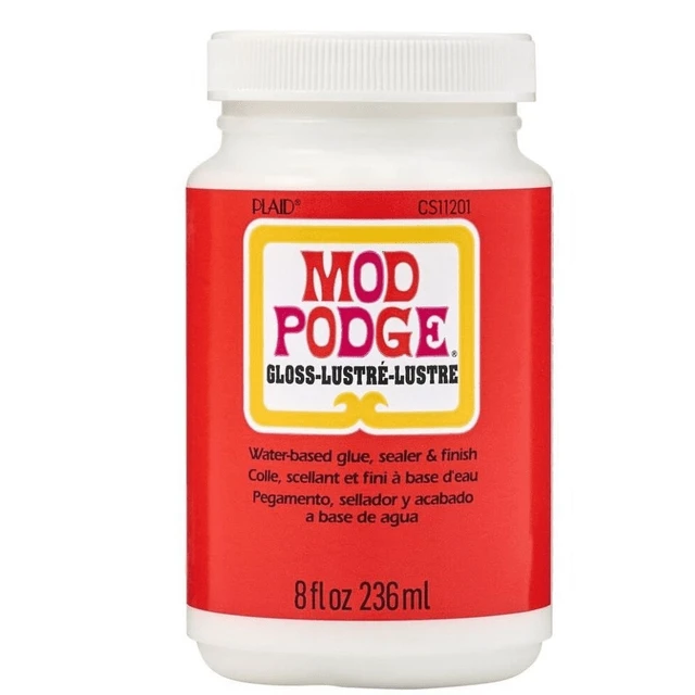 Alt view image 3 of 3 - Mod Podge Gloss Sealer Glue and Finish Bundle with Hello Hobby 4-Piece Foam Brush Craft