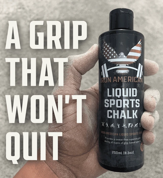 Alt view image 2 of 6 - IRON AMERICAN Liquid Sports Chalk, 250mL, White - Grip Enhancer for All Grip-Based Sports and Activities