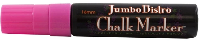 Main image of Marvy Uchida Jumbo Point Chalk Marker, Hot Pink, 1 Pack