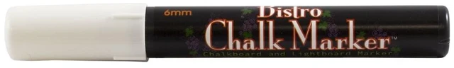 Main image of Marvy Uchida Broad Point Chalk Marker, White, 1 Pack