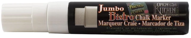 Main image of Marvy Uchida Jumbo Point Chalk Marker, White, 1/Pack