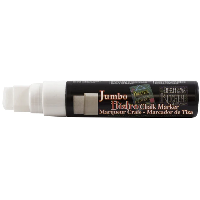Alt view image 2 of 2 - Marvy Uchida Jumbo Point Chalk Marker, White, 1/Pack