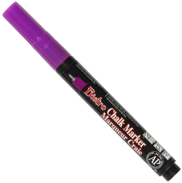 Main image of Marvy Uchida Extra Fine Point Chalk Marker, Violet, 1 Pack