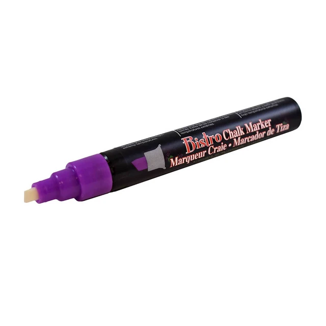Alt view image 2 of 2 - Marvy Uchida Chisel Tip Chalk Markers, Purple, 2-Pack