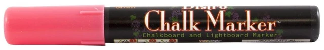 Main image of Marvy Uchida Broad Point Chalk Marker, Coral Pink, 1 Pack