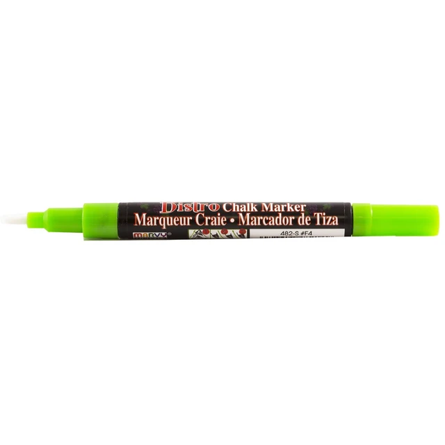Alt view image 2 of 2 - Marvy Uchida Fine Point Chalk Marker Lime Green 1/Pack