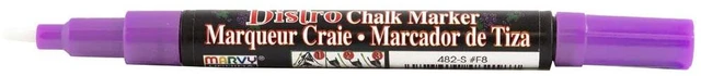 Alt view image 2 of 2 - Marvy Uchida Fine Point Chalk Marker, Violet, 1/Pack