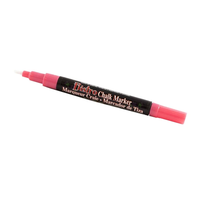 Alt view image 2 of 2 - Marvy Uchida Fine Point Chalk Markers, Coral Pink, 2-Pack