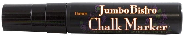 Main image of Marvy Uchida Jumbo Point Chalk Marker Black 1/Pack