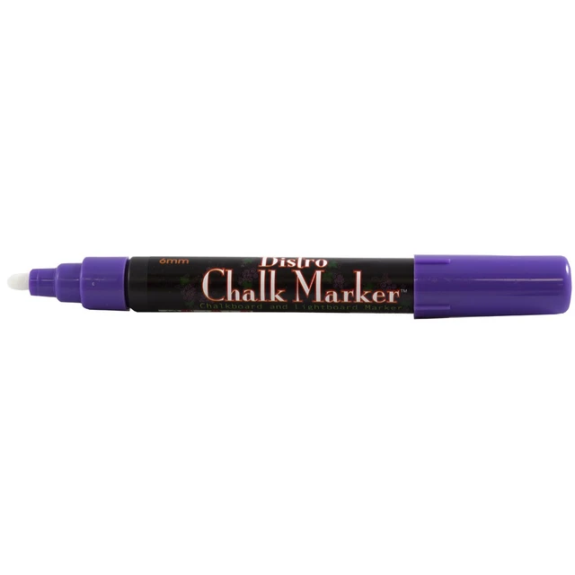 Alt view image 2 of 2 - Marvy Uchida Broad Point Chalk Marker, Violet, 1/Pack