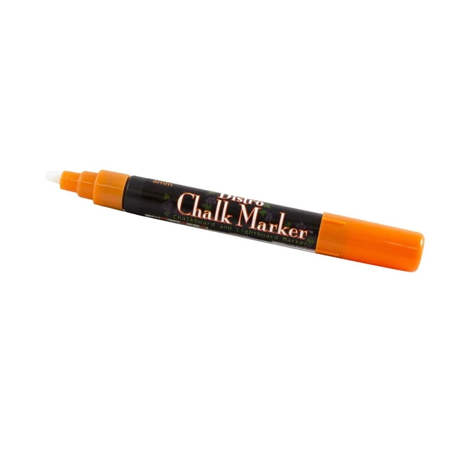 Alt view image 2 of 2 - Marvy Uchida Broad Point Chalk Markers, Orange, 2-Pack