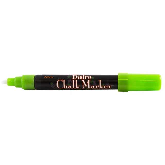 Alt view image 2 of 2 - Marvy Uchida Broad Point Chalk Marker, Lime Green, 1/Pack