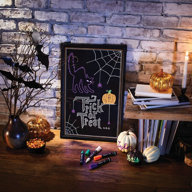 Alt view image 5 of 7 - Sharpie Chalk Markers, Wet Erase, Assorted Colors, 3 Count