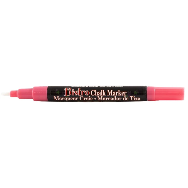 Alt view image 2 of 2 - Marvy Uchida Fine Point Chalk Marker, Coral Pink, 1 Pack