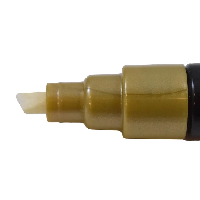 Alt view image 3 of 4 - Marvy Uchida Chisel Tip Chalk Marker, Gold Metallic, 1/Pack