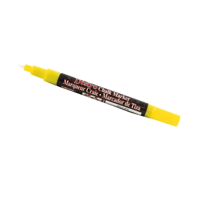 Alt view image 2 of 2 - Marvy Uchida Fine Point Chalk Markers Yellow 2-Pack