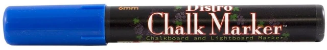 Main image of Marvy Uchida Broad Point Chalk Marker, Blue, 1 Pack