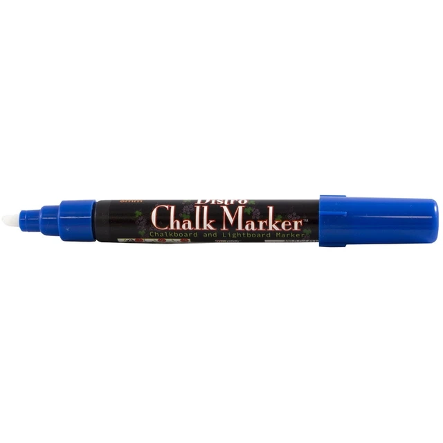 Alt view image 2 of 2 - Marvy Uchida Broad Point Chalk Marker, Blue, 1 Pack