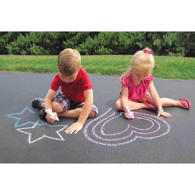 Alt view image 4 of 5 - Larose Cra-Z-Art Washable Sidewalk Chalk, 32 Count (3 Pack), Multicolor