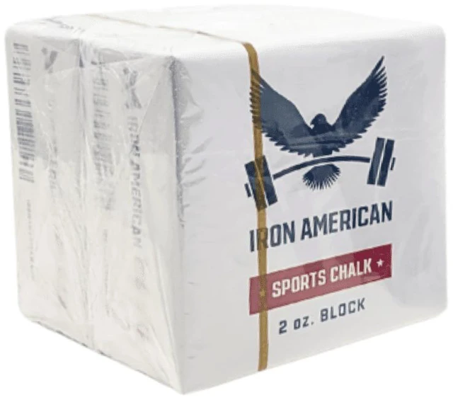 Main image of IRON AMERICAN Gym Chalk 2oz - Premium Sports Chalk for Grip and Performance