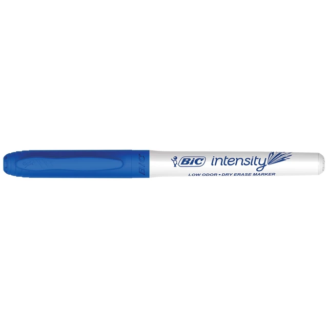 Alt view image 2 of 3 - BIC Intensity Blue Low Odor Fine Tip Dry Erase Markers, 12-Count Pack