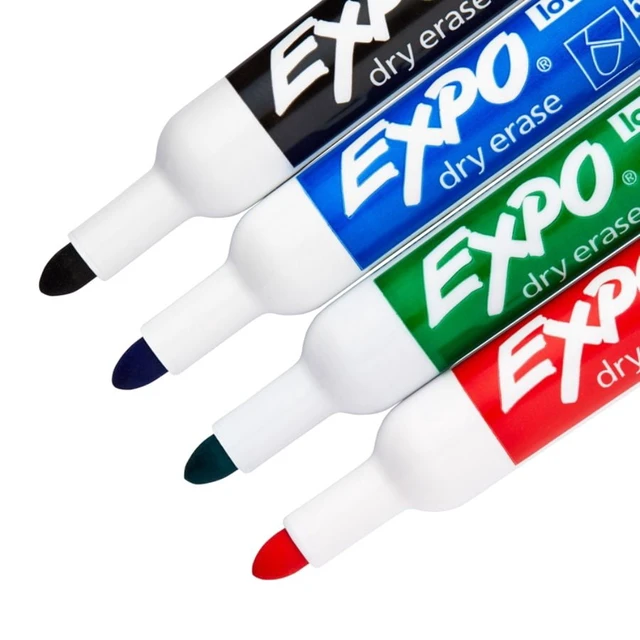 Alt view image 5 of 5 - Expo SAN82074 Low Odor Markers, 4/Pack