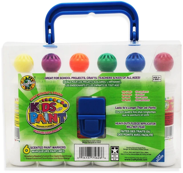 Main image of Crafty Dab Scented Paint Markers, 6-Pack
