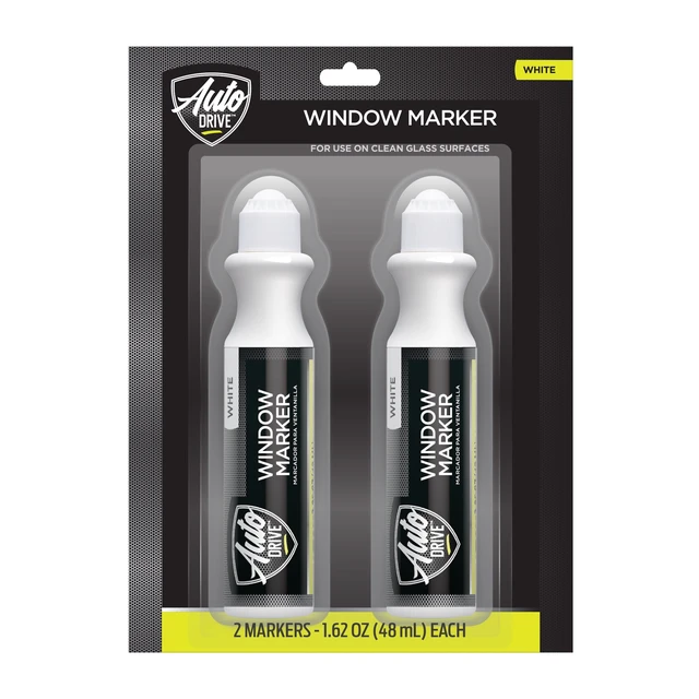 Alt view image 4 of 5 - Auto Drive White Automotive Window Marker, 2-Pack