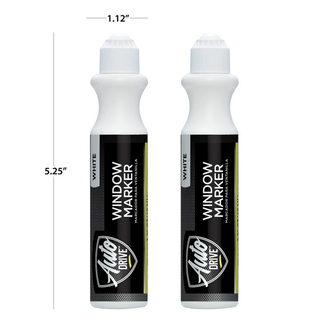 Alt view image 2 of 5 - Auto Drive White Automotive Window Marker, 2-Pack