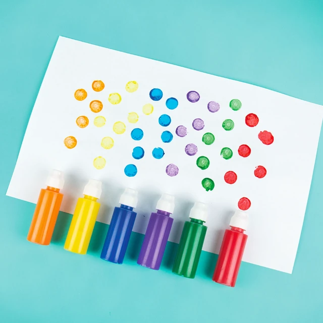 Alt view image 4 of 6 - Hello Hobby Washable Dot Markers, 2-Pack, 6 Primary Colors