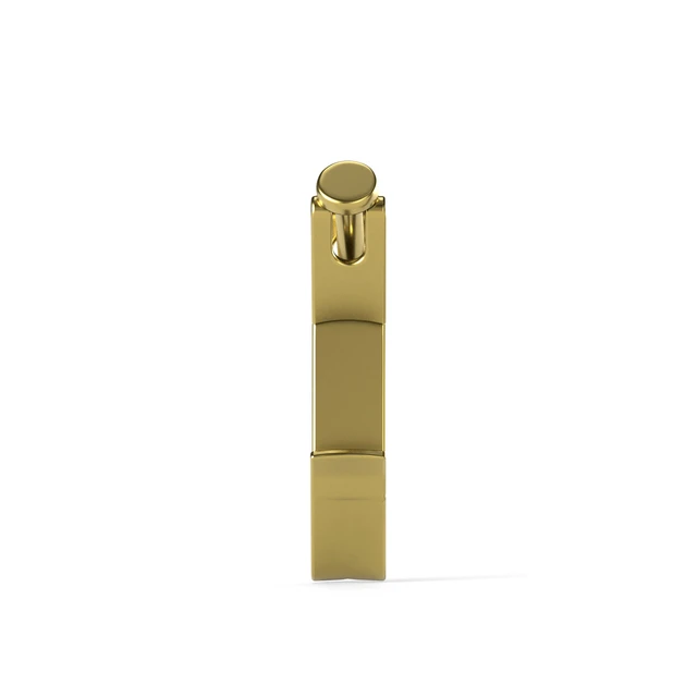 Alt view image 2 of 6 - Ook Picture Hangers 30lbs Steel Picture Hooks, Brass, Gold, 40 Pack