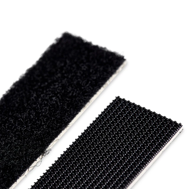 Alt view image 3 of 7 - Hyper Tough Large Removable Adhesive Strips, 5lbs Capacity, for Hanging Small Pictures, Black, 12 Pairs