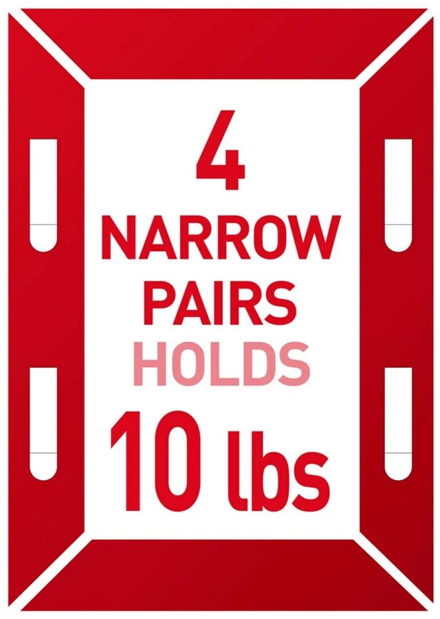 Alt view image 2 of 5 - Command Narrow Picture Hangers, 10lb, White, 12 Pairs Adhesive Strips